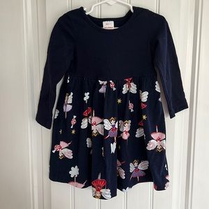 Hanna Andersson Size 3 Navy Blue Dress